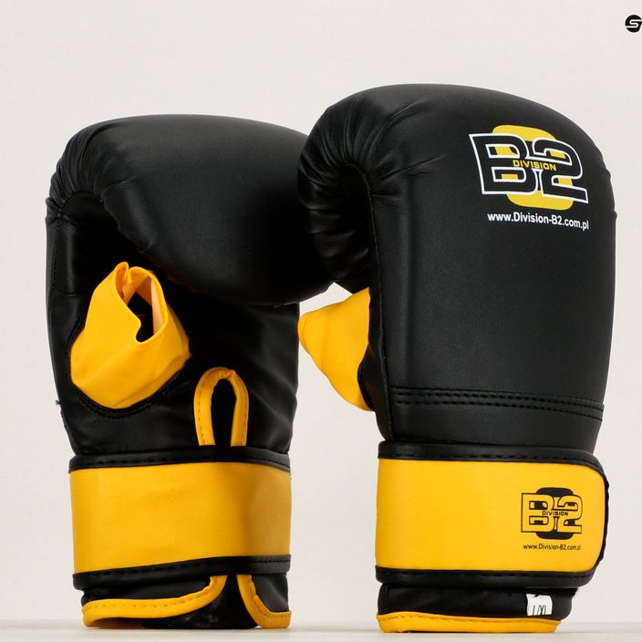 Prístrojové boxerské rukavice Division B-2 čierno-žlté DIV-BG03 11