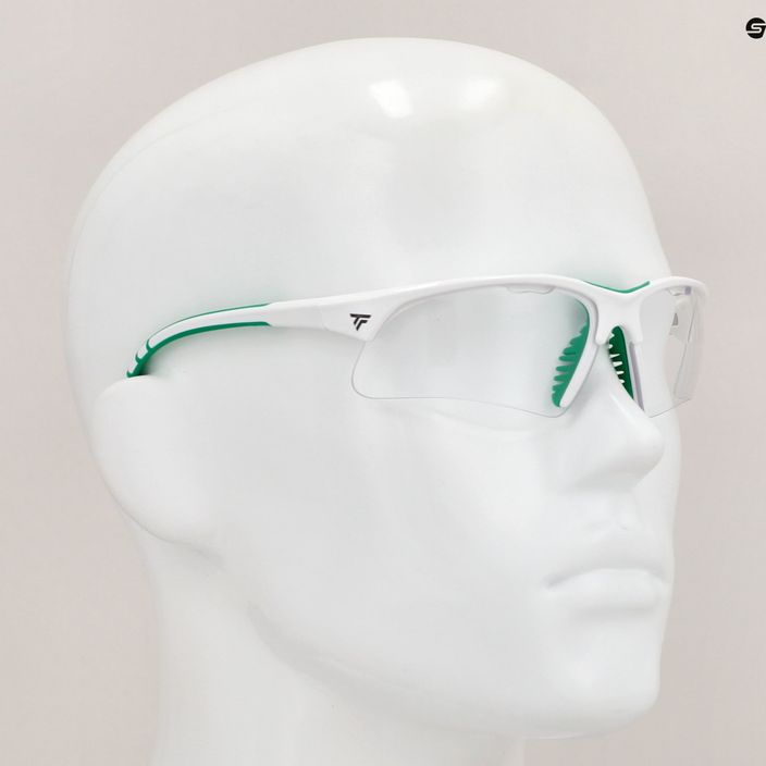 Squashové okuliare Tecnifibre bielo-zelené 54SQGLWH21 7