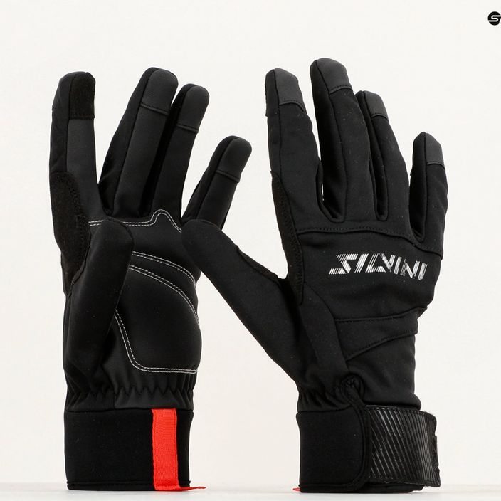 Cyklistické rukavice Silvini Fusaro čierne 3215-UA745/0800/M 9