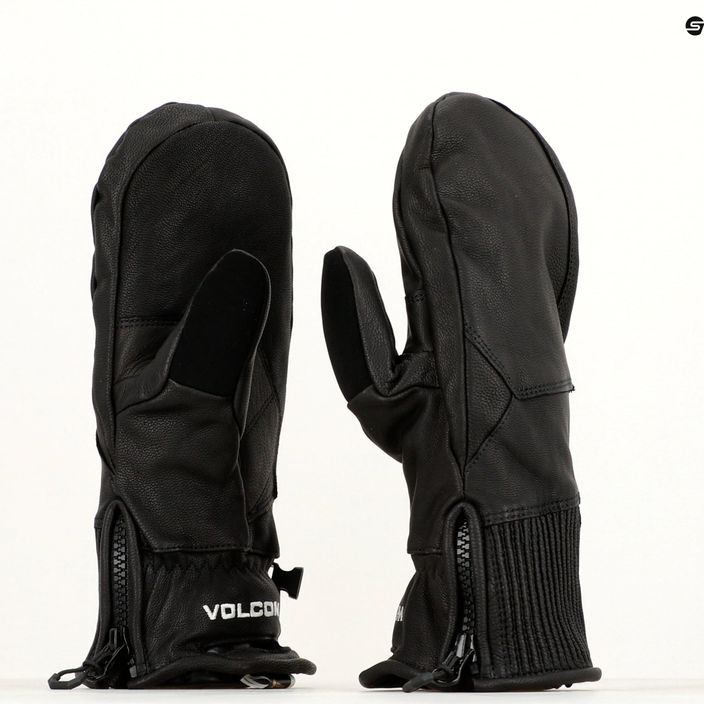 Pánske rukavice na snowboard Volcom Service Gore-Tex čierne 9