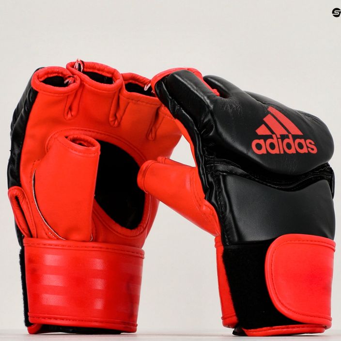Adidas Tréningové grapplingové rukavice červené ADICSG07 7