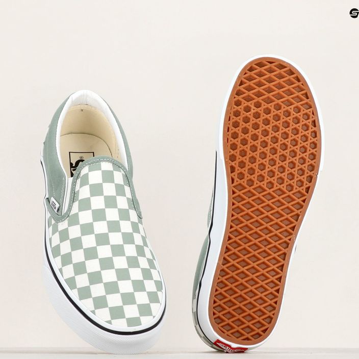 Tenisky Vans Classic Slip-On Obuv iceberg green 8