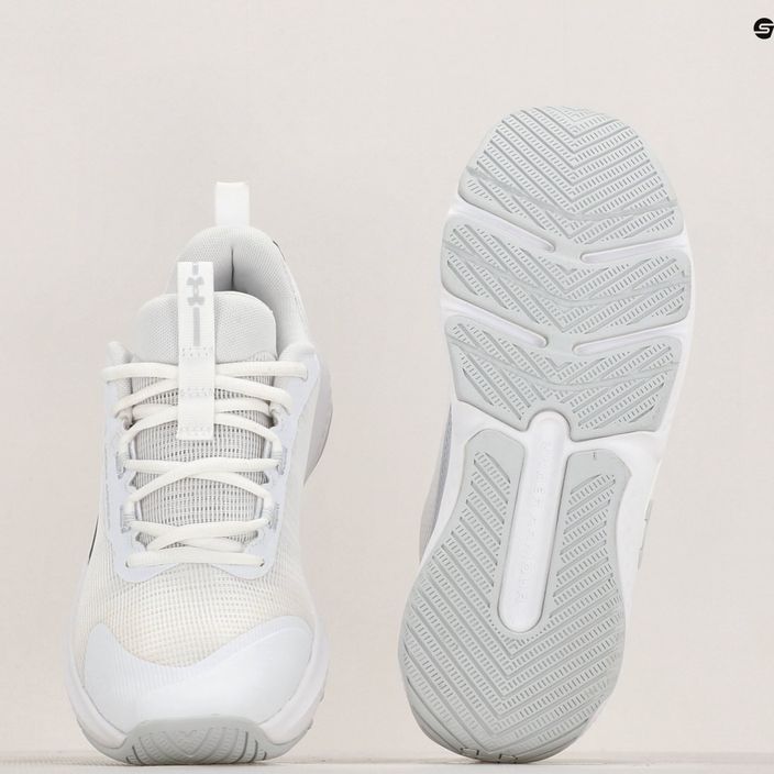 Pánska tréningová obuv Under Armour Dynamic Select  white/white/halo gray 8