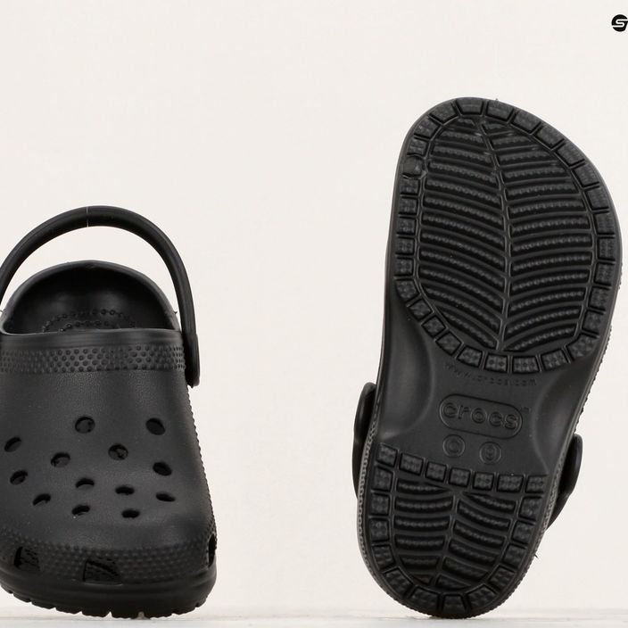Detské žabky Crocs Classic Clog T black 11