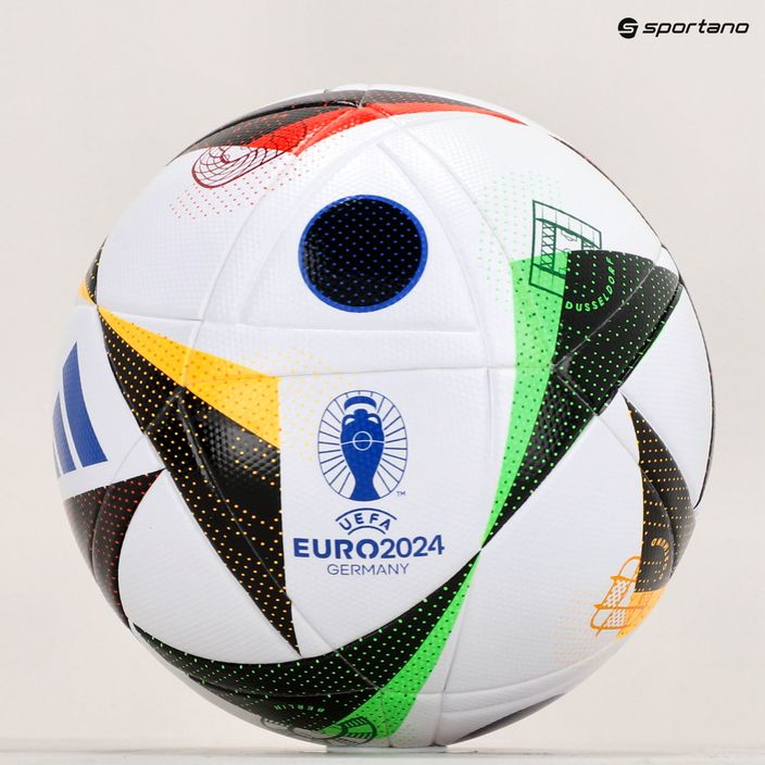 Futbalová lopta adidas Fussballliebe 2024 League Box white/black/glow blue veľkosť 5 futbal 8