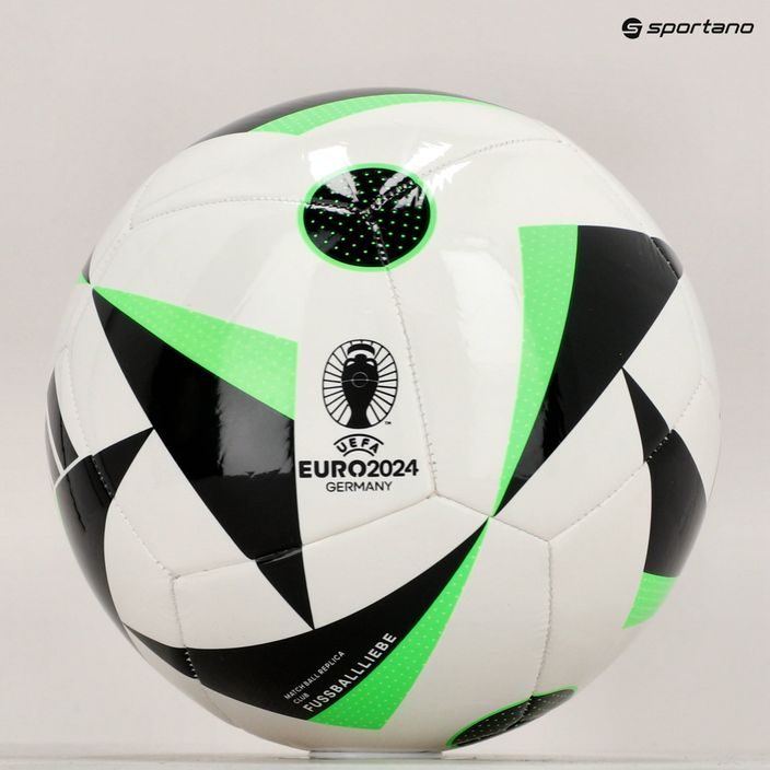 Futbalová lopta  adidas Fussballiebe Club biela/čierna/solárne zelená veľkosť 4 6