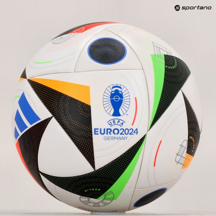 adidas Fussballliebe Competition Euro 2024 white/black/glow blue veľkosť 5 futbal 5