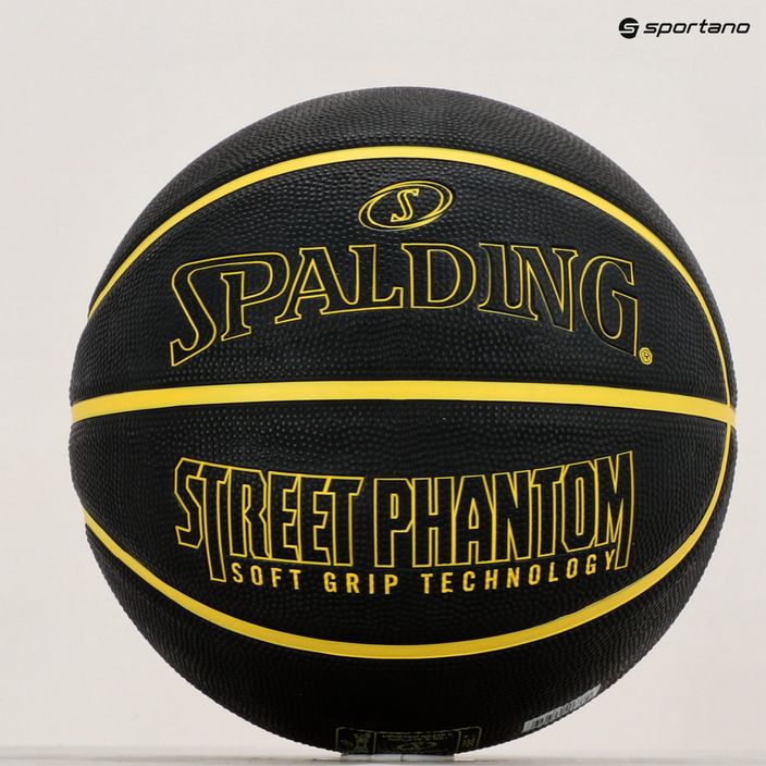 Splading Phantom basketball black and yellow 84386Z veľkosť 7 5