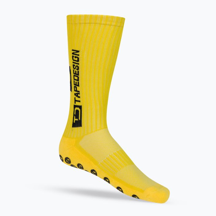 Pánske protišmykové futbalové ponožky Tapedesign žlté