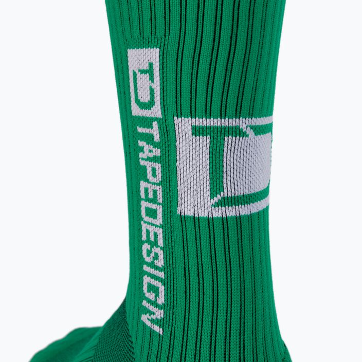 Pánske protišmykové futbalové ponožky Tapedesign zelené TAPEDESIGN GREEN 3