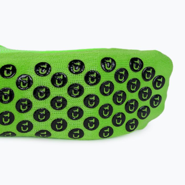 Protišmykové futbalové ponožky Tapedesign zelené 4