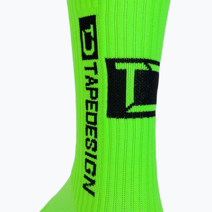 Protišmykové futbalové ponožky Tapedesign zelené 5