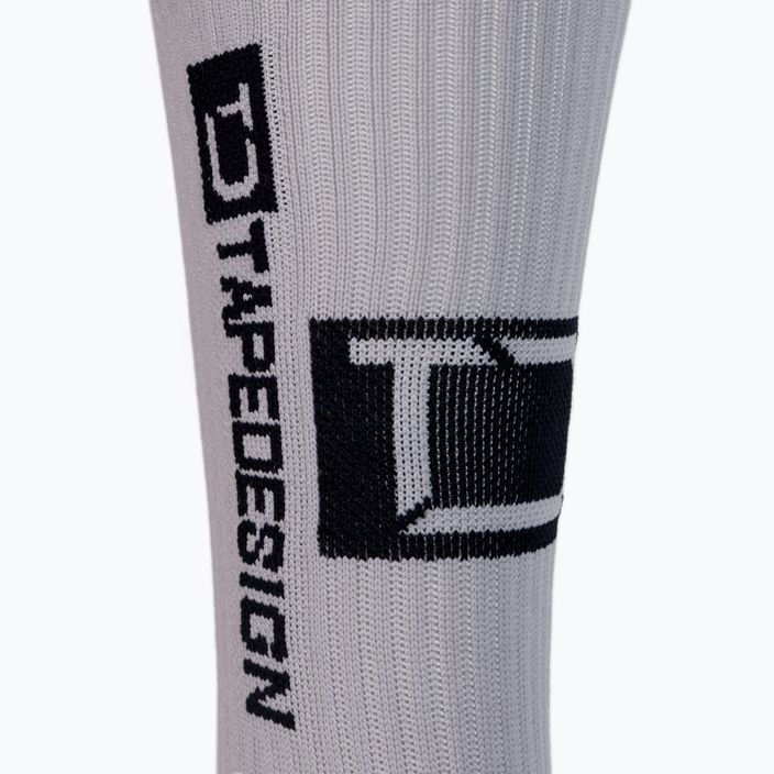 Pánske protišmykové futbalové ponožky Tapedesign sivé TAPEDESIGNSZARY 5