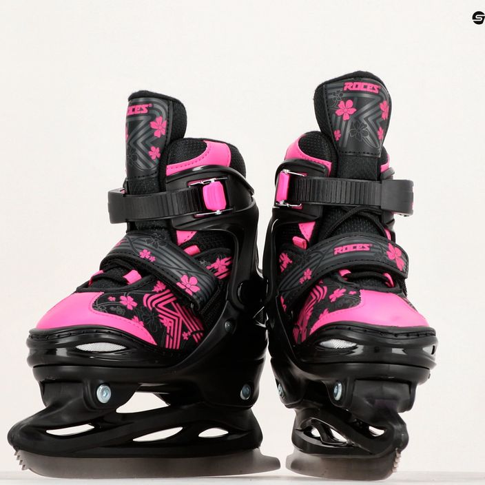 Detské korčule Roces Jokey Ice 3.0 Girl black/pink 9