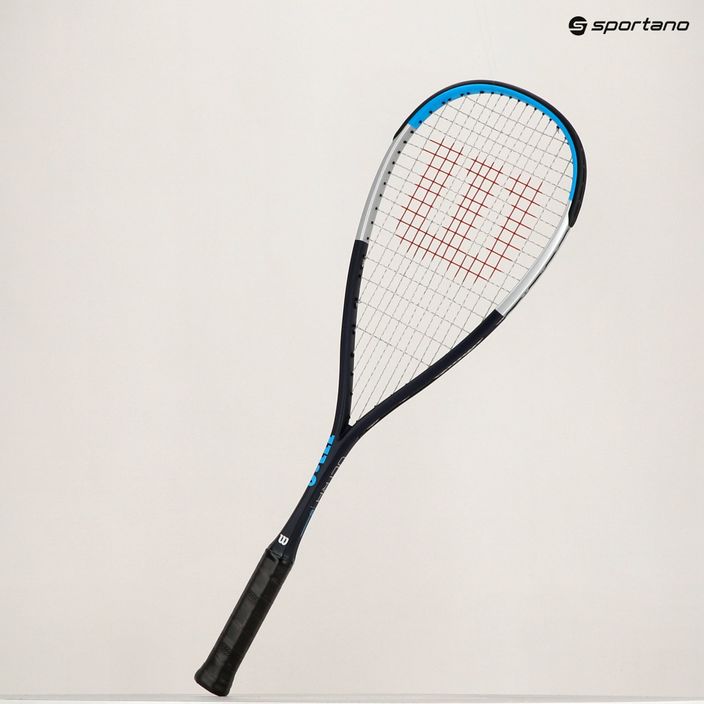 Squashová raketa Wilson Ultra CV modrá/strieborná 9