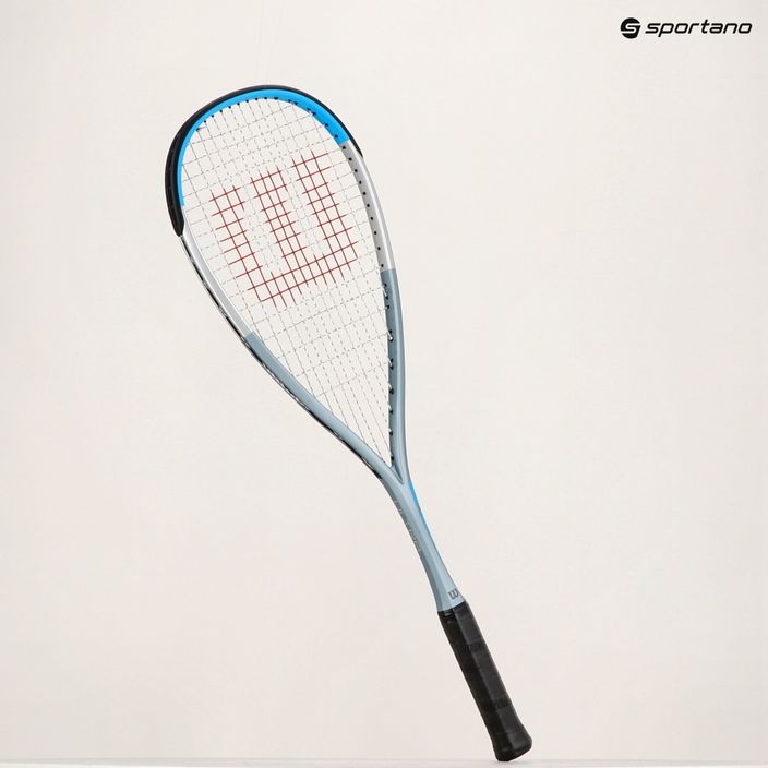 Squashová raketa Wilson Ultra L modrá/strieborná 10