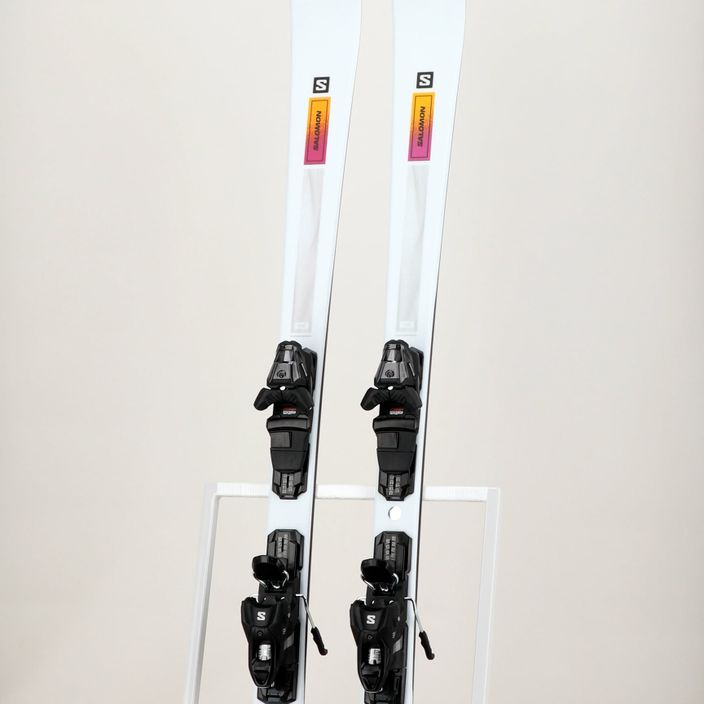 Dámske zjazdové lyže Salomon S/Max N°4 XT + M10 GW L8 white/neon turmeric/prune 10