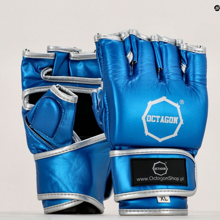 Oktagon MMA grapplingové rukavice modré 7