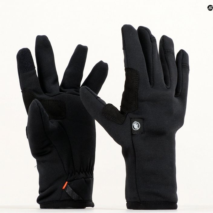 Trekingové rukavice Mammut Fleece Pro čierne 8