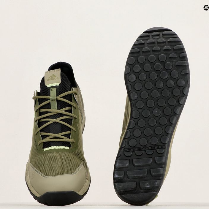 Pánska cyklistická obuv adidas FIVE TEN Trailcross LT focus olive/pulse lime/orbit green 12