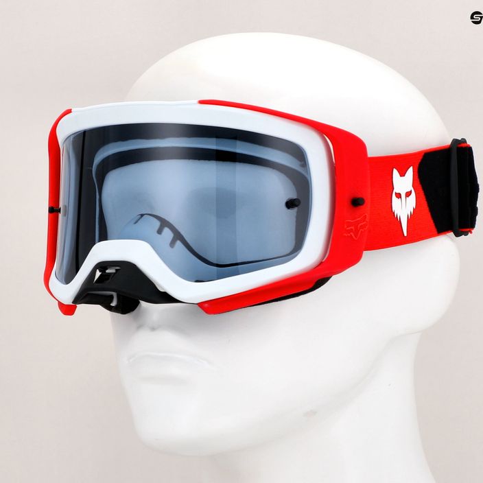 Cyklistické okuliare Fox Racing Airspace Core fluorescenčná červená/dymová 8