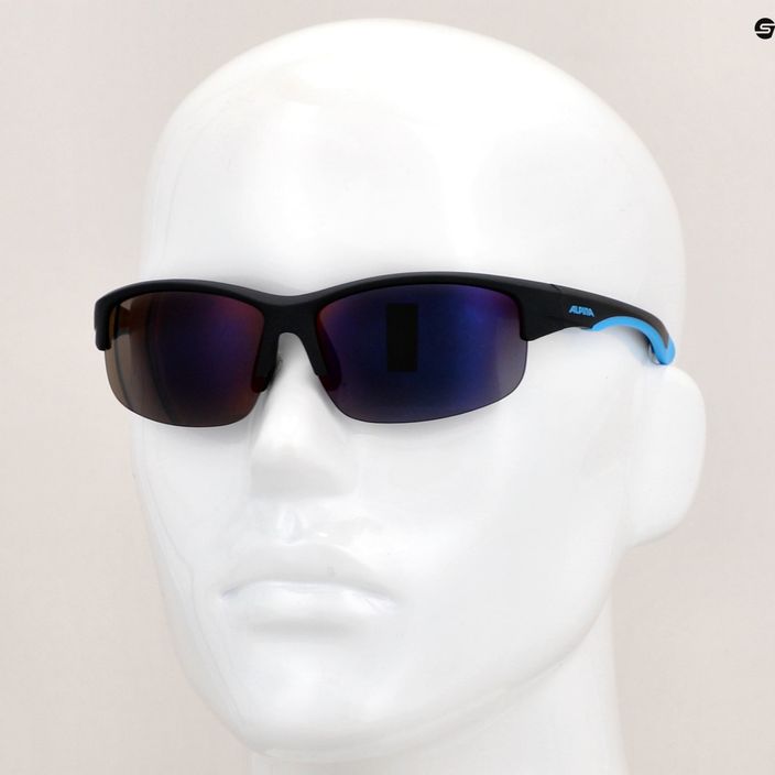 Detské slnečné okuliare Alpina Junior Flexxy Youth HR black blue matt/blue mirror 7
