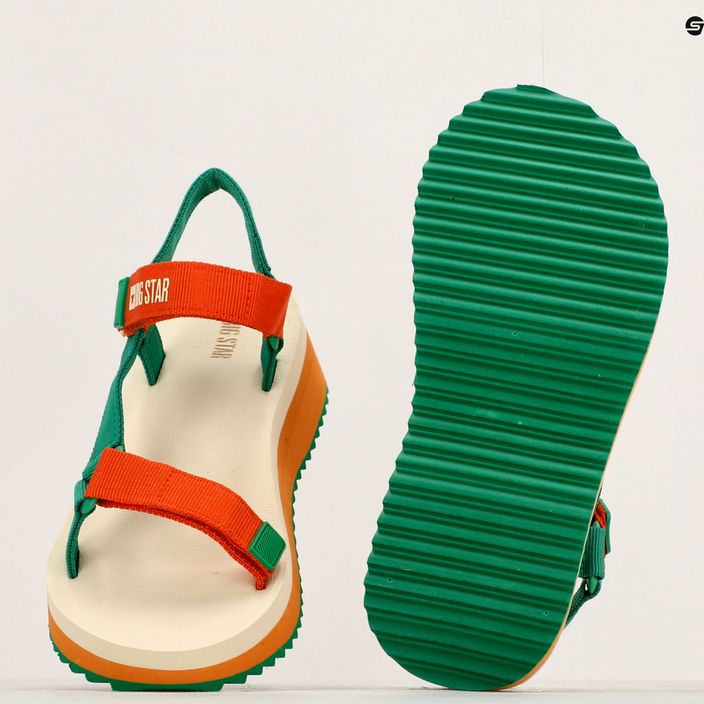 Dámske sandále BIG STAR NN274A053 green/orange 9