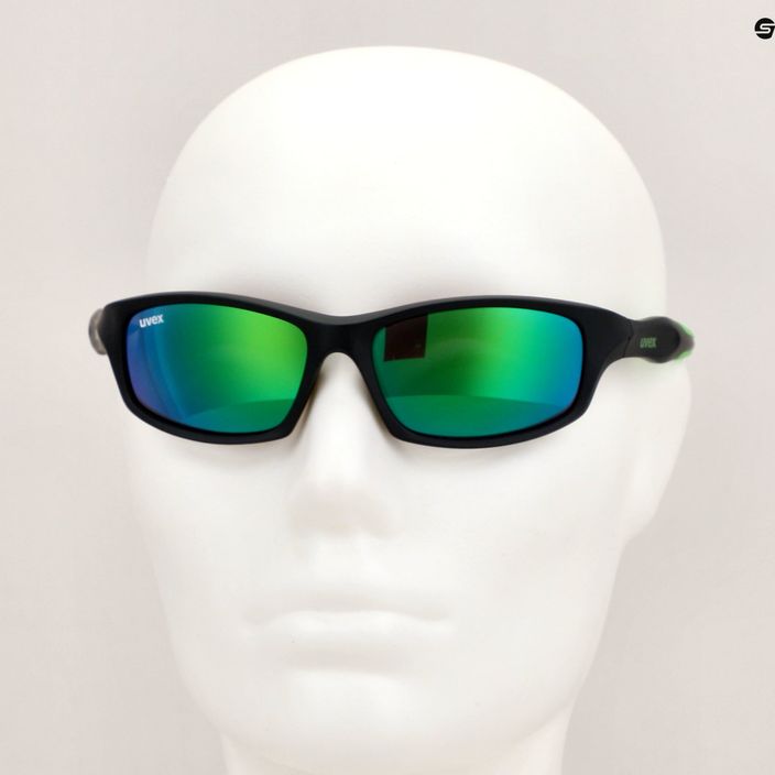 Detské slnečné okuliare UVEX Sportstyle 507 green mirror 12