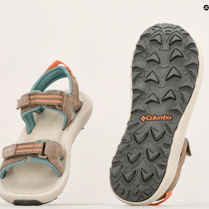 Dámske trekové sandále Columbia Trailstorm Hiker 2 Strap fungi/apricot fizz 10
