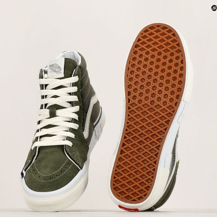 Obuv Vans SK8-Hi Reconstruct olive camo 10