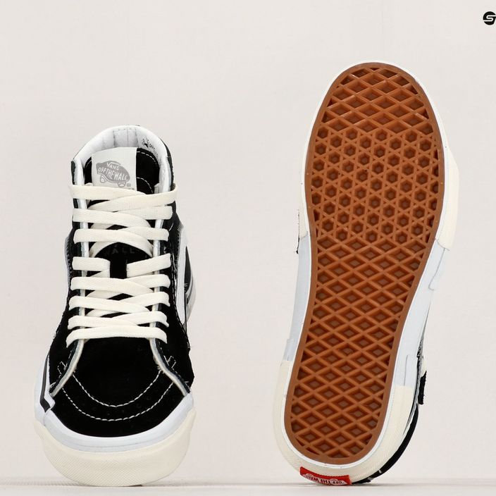 Obuv  Vans SK8-Hi Reconstruct black/true white 10