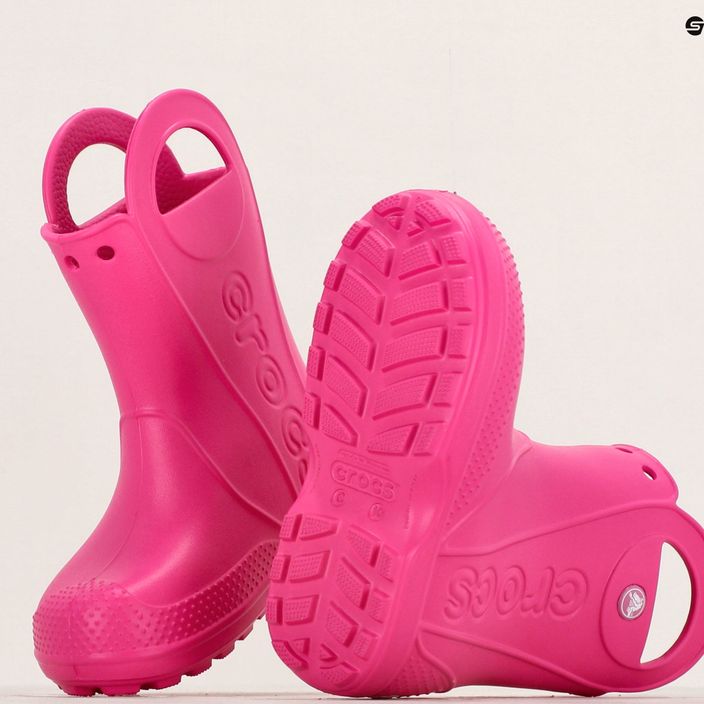 Crocs Handle Rain Boot Detské cukríky ružové wellingtons 10