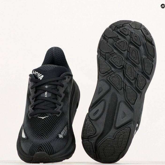 Dámska bežecká obuv HOKA Clifton 9 GTX black/black 10