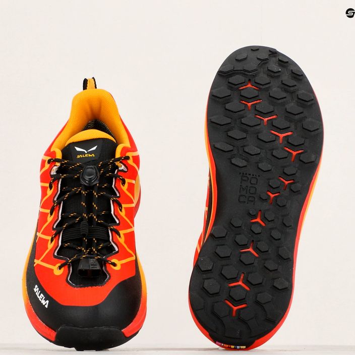 Detské trekové topánky Salewa Wildfire 2 Ptx červená oranžová/zlatá 10