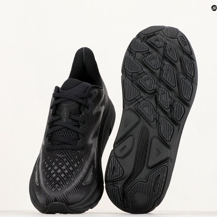Pánska bežecká obuv HOKA Clifton 9 black/black 9