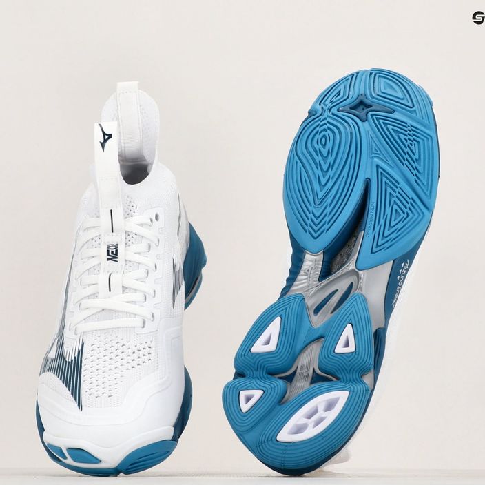 Pánska volejbalová obuv Mizuno Wave Lightning Neo2 white/sailor blue/silver 9