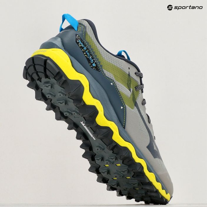 Pánska bežecká obuv Mizuno Wave Mujin 9 gray/oblue/bolt2(neon) 9