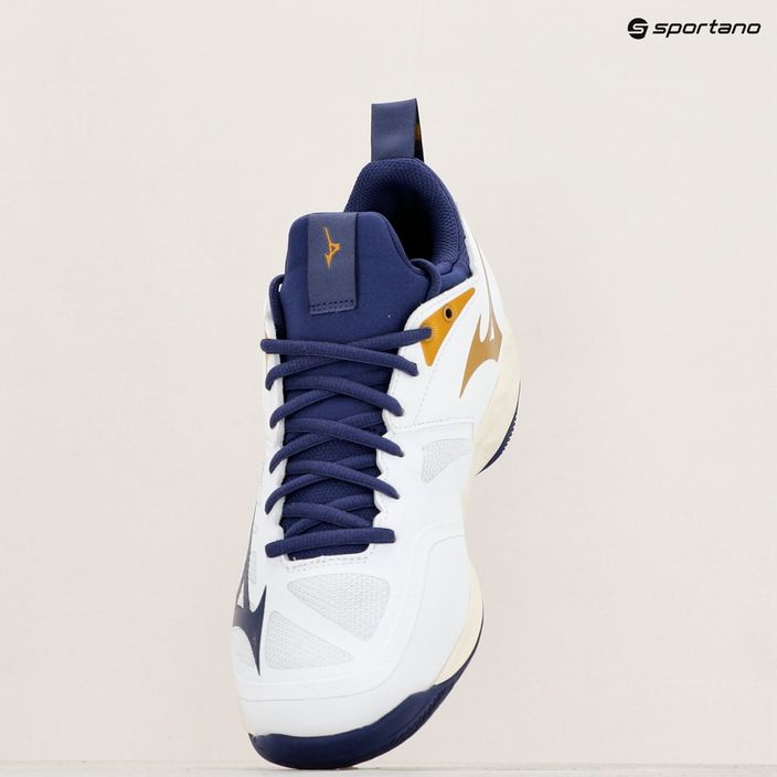 Dámska volejbalová obuv Mizuno Wave Dimension white/blueribbon/mp gold 9