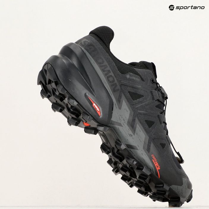 Dámska bežecká obuv Salomon Speedcross 6 GTX black/black/phan 12