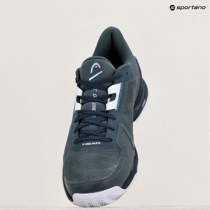 Pánska tenisová obuv HEAD Sprint Pro 3.5 Clay dark grey/blue 10