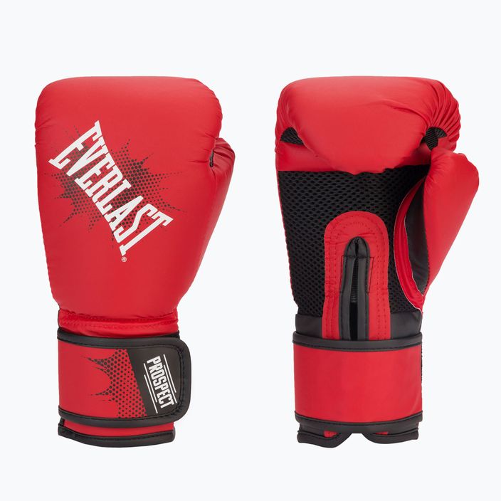 EVERLAST junior Pu Prospect Rukavice detské boxerské rukavice červené EV4600 3