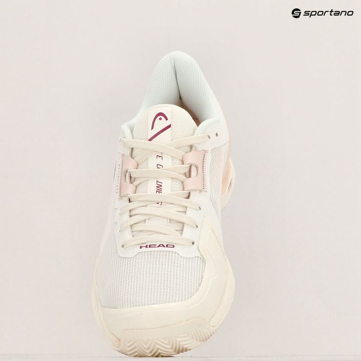 Dámska tenisová obuv HEAD Sprint Pro 3.5 Clay chalk white/purple 9