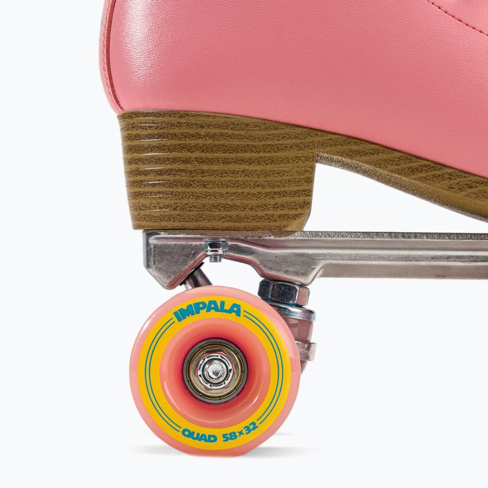 Dámske korčule IMPALA Quad Skates ružovo-žlté 9