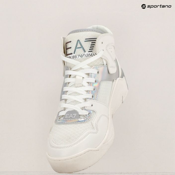 Obuv  EA7 Emporio Armani Basket Mid white/iridescent 9
