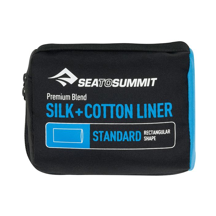 Cestovná vložka Sea to Summit Silk/Cotton Navy blue ASLKCTNSTDNB 2