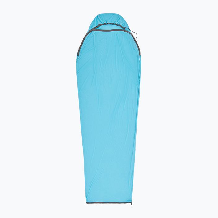 Vložka do spacieho vaku Sea to Summit Breeze Sleeping Bag Liner Mummy compact blue atoll/beluga