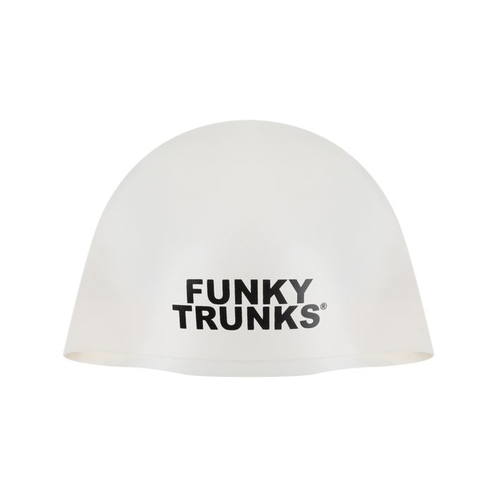 FUNKY TRUNKS Dome Racing plavecká čiapka biela FT980039200 2