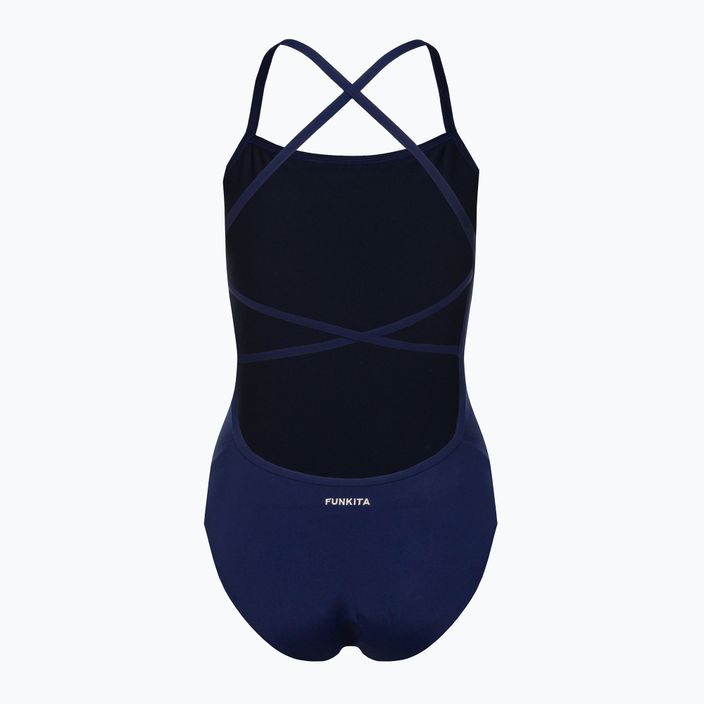 Funkita Dámske jednodielne plavky s ramienkami Modrá FS38L0259408 7