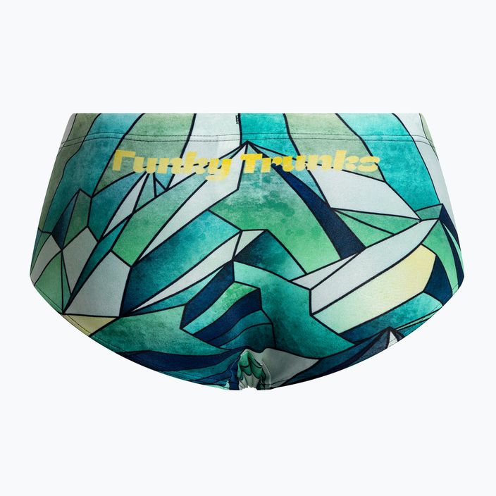 FUNKY TRUNKS Detské plavecké nohavice Sidewinder zeleno-modré FTS010B7131024 2