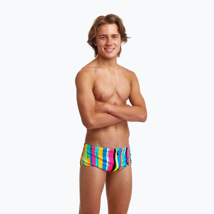 Detské plavecké nohavice Funky Trunks Sidewinder Trunks farebné plavecké boxerky FTS010B7148128 6